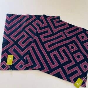 COMPANY C  - 2 Large Velvet Pillowcases 22x22